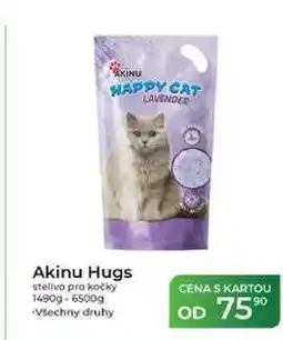 Tamda Foods Akinu Hugs stelivo pro kočky 1490g-6500g nabídka