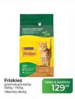 Tamda Foods Friskies grannule pro kočky 1500g-1700g nabídka