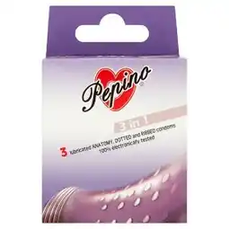 Tamda Foods Pepino 3in1 Kondomy z přírodního latexu anatomicky tvarované 3 ks nabídka