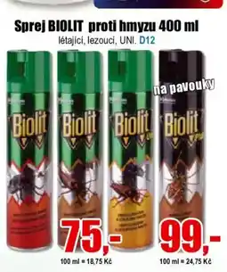 EVA Sprej BIOLIT proti hmyzu nabídka