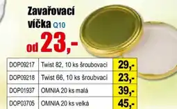 EVA Zavařovací víčka nabídka