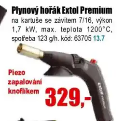EVA Plynový hořák Extol Premium nabídka