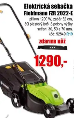 EVA Elektrická sekačka Fieldmann FZR 2022-E nabídka