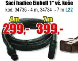 EVA Sací hadice Einhell 1" vč. koše nabídka