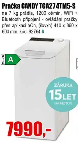 EVA Pračka CANDY TCA274TM5-S nabídka