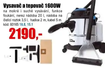 EVA Vysavač a tepovač 1600W nabídka
