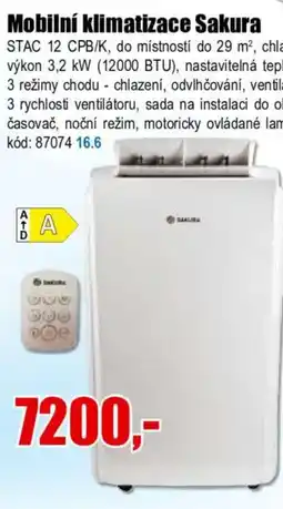 EVA Mobilní klimatizace Sakura nabídka