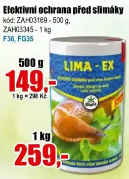 EVA Efektivní ochrana před slimáky nabídka