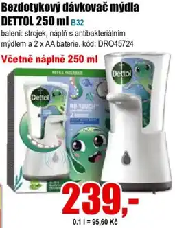 EVA Bezdotykový dávkovač mýdla DETTOL nabídka