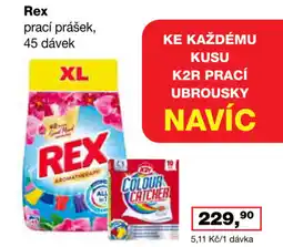 Ráj drogerie Rex prací prášek nabídka