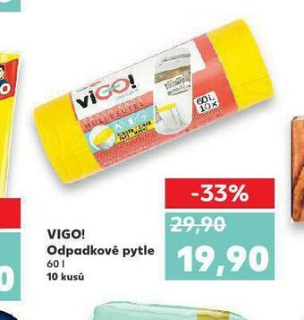 Kaufland Vigo odpadkové pytle nabídka