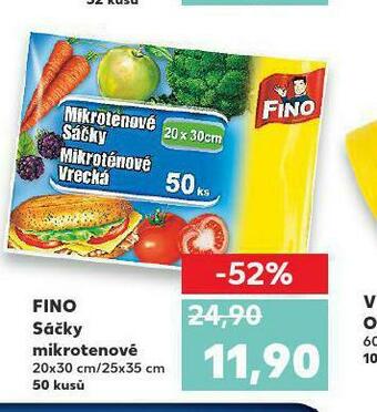 Kaufland Fino sáčky mikroténové nabídka