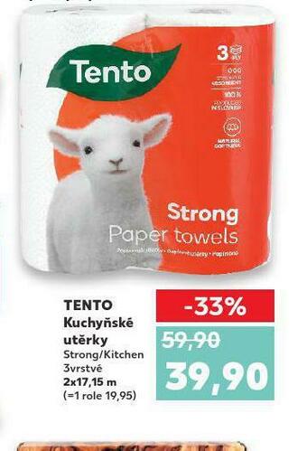 Kaufland Tento kuchyňské utěrky nabídka