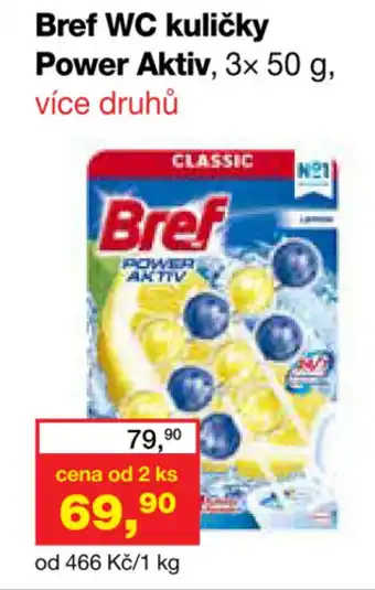 Ráj drogerie Bref WC kuličky Power Aktiv nabídka