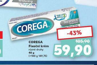 Kaufland Corega fixační krém nabídka
