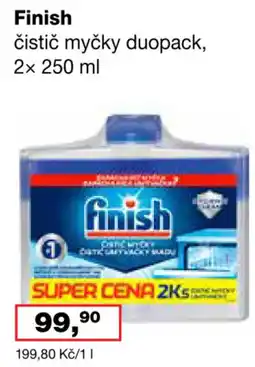 Ráj drogerie Finish čistič myčky duopack nabídka