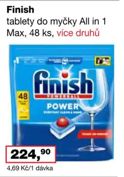 Ráj drogerie Finish tablety do myčky All in 1 Max nabídka