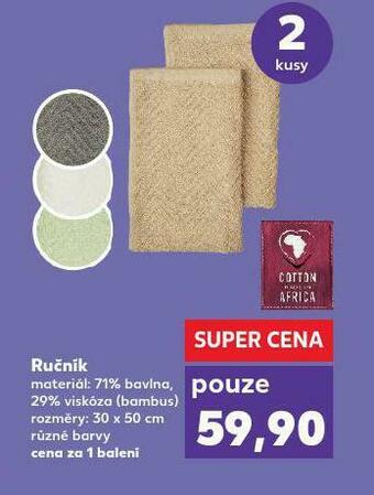 Kaufland Ručník 30 x 50 cm nabídka