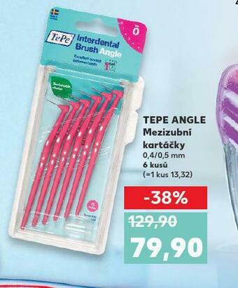 Kaufland Tepe angle mezizubní kartáčky nabídka