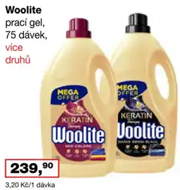 Ráj drogerie Woolite prací gel nabídka