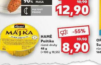 Kaufland Hamé májka nabídka