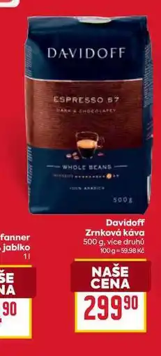 Billa Davidoff Zrnková káva nabídka