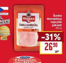 Billa Šunka Mandolína nejvyšší jakosti nabídka