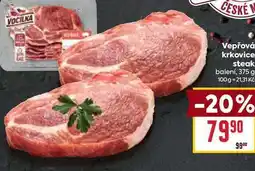 Billa Vepřová krkovice steak balení nabídka