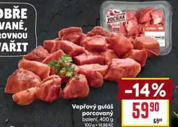 Billa Vepřový guláš porcovaný balení nabídka