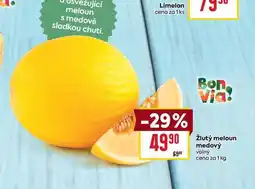 Billa Žlutý meloun medový volný cena za nabídka