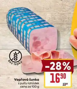 Billa Vepřová šunka z pultu lahůdek cena za nabídka