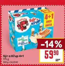 Billa Sýr a Křup 4+1 175 g nabídka