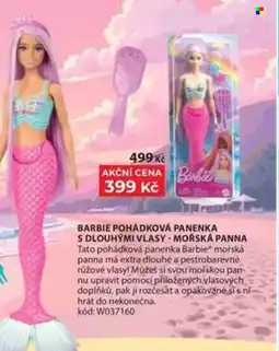 Wiky Barbie pohádková panenka s dlouhými vlasy - mořská panna nabídka