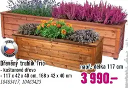 Hornbach Dřevěný truhlík Trio nabídka
