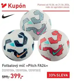 Intersport Fotbalový míč >>Pitch FA24<< nabídka