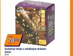 Action Světelný řetěz s měděným drátem Solar nabídka