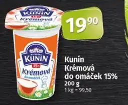 Coop Kunín Krémová do omáček 15% nabídka