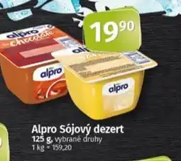 Coop Alpro Sójový dezert nabídka