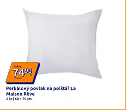 Action Perkálový povlak na polštář La Maison Rêve nabídka