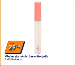 Action Olej na rty měnící barvu Bonjolie nabídka