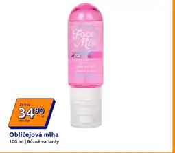 Action Obličejová mlha nabídka