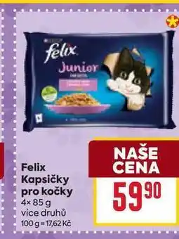 Billa Felix Kapsičky pro kočky 4× nabídka