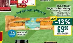 Billa BILLA Ready Bageta kuřecí stripsy od nabídka