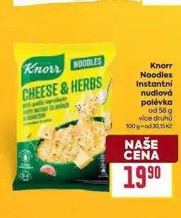 Billa Knorr Noodles Instantní nudlová polévka od nabídka