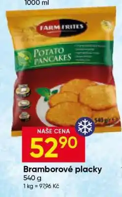 Hruška Bramborové placky nabídka