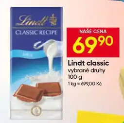Hruška Lindt Classic nabídka