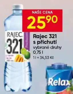 Hruška Rajec 321 s příchutí nabídka