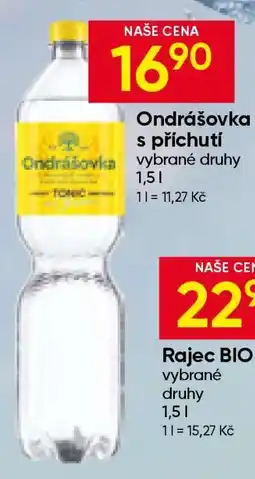Hruška Ondrášovka s příchutí nabídka