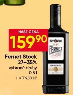 Hruška Fernet Stock nabídka