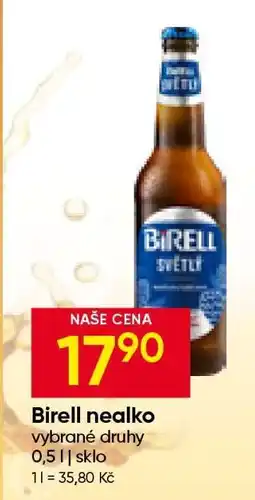 Hruška Birell nealko nabídka